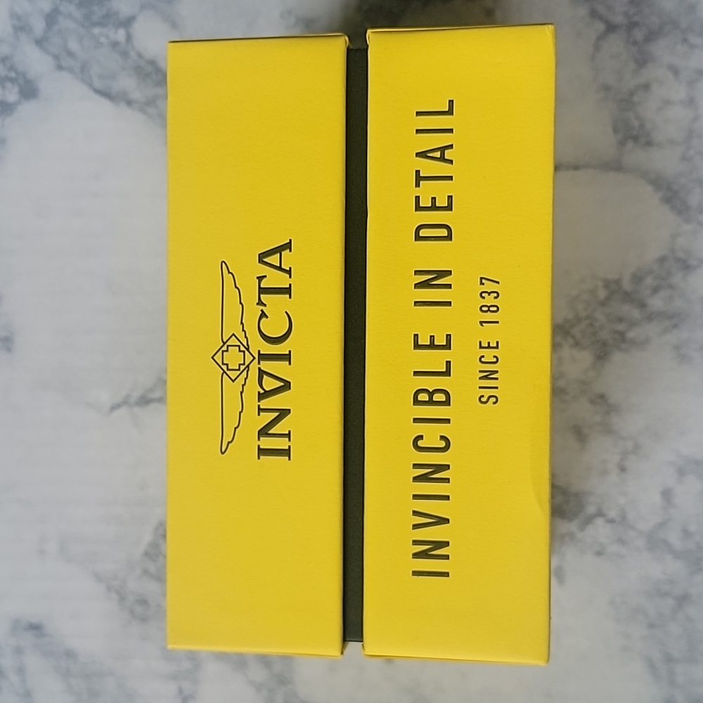 Yellow Invicta one Slot Watch Storage Box - Picture 7 of 8